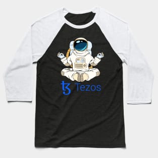 Tezos  Crypto Cryptocurrency XTZ  coin token Baseball T-Shirt